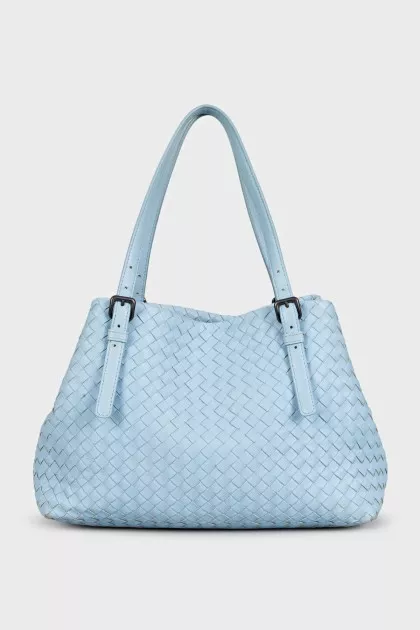 Blue leather tote bag Fourre-tout
