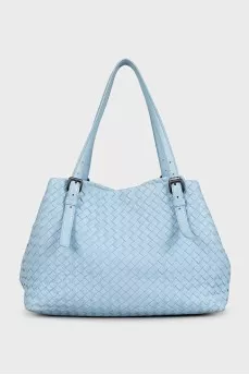 Blue leather tote bag Fourre-tout