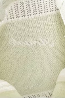 Green knitted shopper