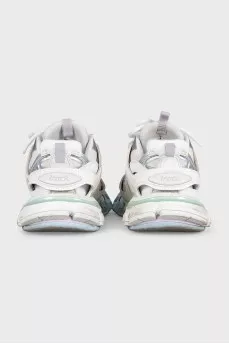 Combined sneakers with a chunky platform