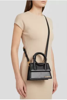 Le Chiquito Noeud Black Leather Bag