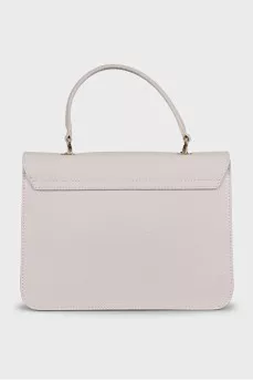 Gray leather Metropolis bag