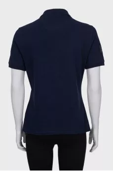 Dark blue T-shirt with brand logo