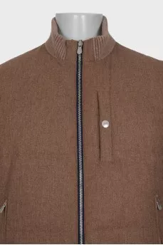 Men's reversible zippered vest