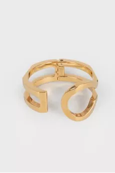 Ashimetric gold bracelet
