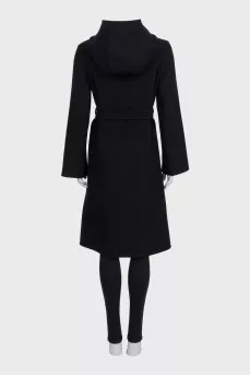 Cashmere coat with tag