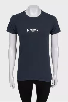 Slim-fit T-shirt with brand logo
