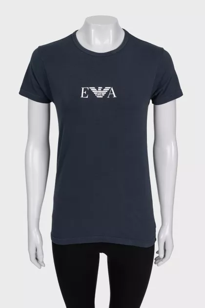 Slim-fit T-shirt with brand logo