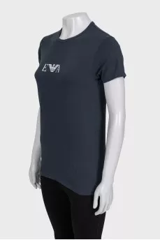 Slim-fit T-shirt with brand logo