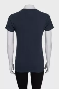 Slim-fit T-shirt with brand logo