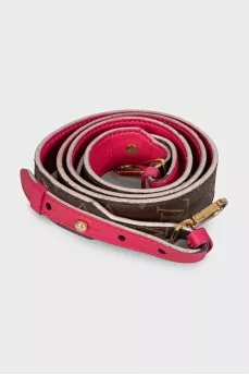 Pochette Métis leather bag with signature embossing