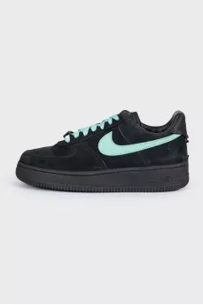 Замшевые кроссовки Air Force 1 Low by Nike x Tiffany & Co.
