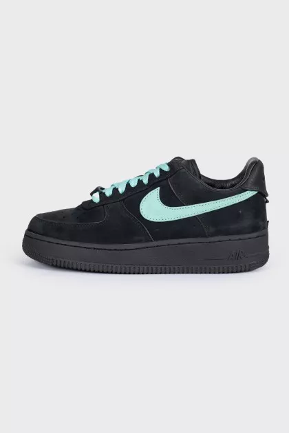 Замшевые кроссовки Air Force 1 Low by Nike x Tiffany & Co.
