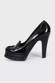 Black leather Tribtoo shoes