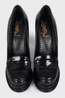 Black leather Tribtoo shoes