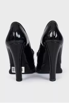 Black leather Tribtoo shoes