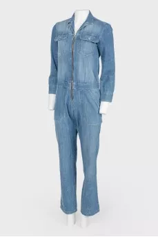 Denim overalls