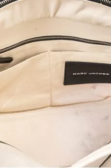 Two-tone tote with logo