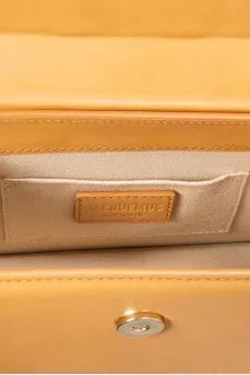 Оранжевая кожаная сумка Le Chiquito Noeud