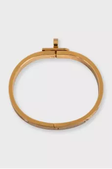 Kelly Print Gold Plated Bracelet