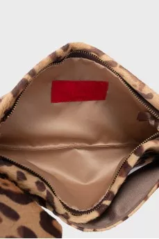 Pony print clutch