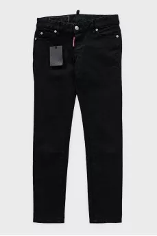Black skinny fit jeans
