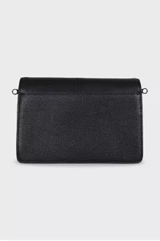 Leather crossbody bag with adjustable strap