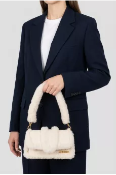 Le Bambimou bag with fur trim