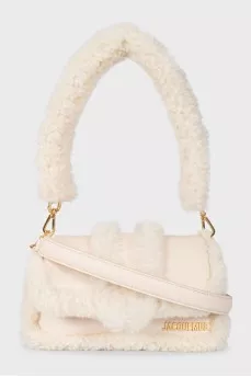 Le Bambimou bag with fur trim