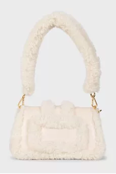 Le Bambimou bag with fur trim