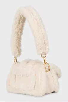 Le Bambimou bag with fur trim