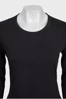 Plain long sleeve straight cut