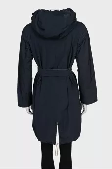 Double-sided zippered raincoat