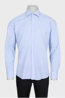 Men's light blue shirt with cuffs