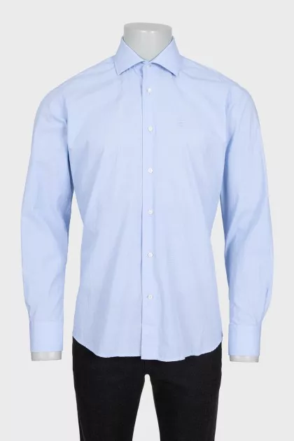 Men's light blue shirt with cuffs
