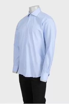 Men's light blue shirt with cuffs