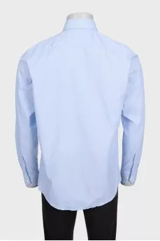 Men's light blue shirt with cuffs