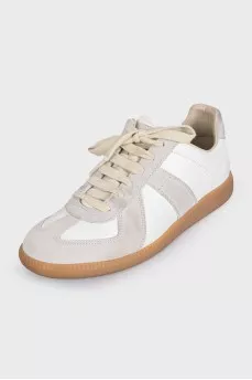 Кеди Replica зі шкіри та замші