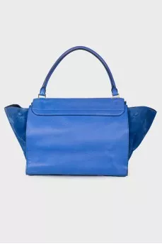 Suede inserts on the sides bag