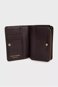 Brown leather wallet