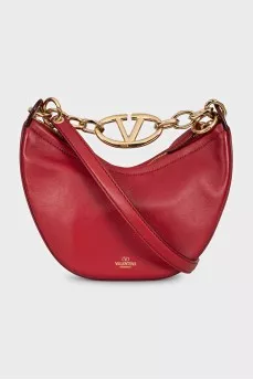VLogo Moon Red Crossbody