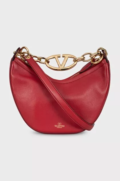 VLogo Moon Red Crossbody