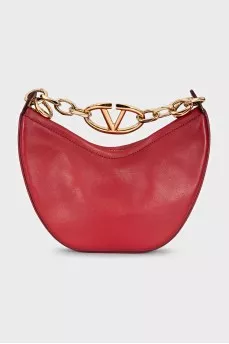VLogo Moon Red Crossbody