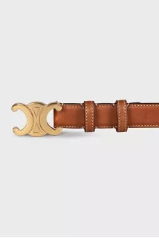 Triomphe leather belt