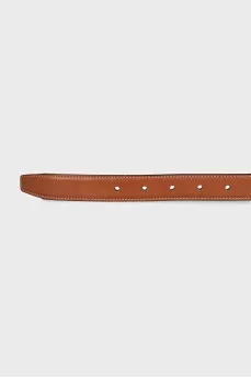 Triomphe leather belt
