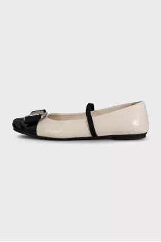 Vara leather ballet flats