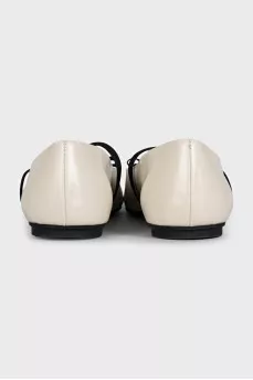 Vara leather ballet flats