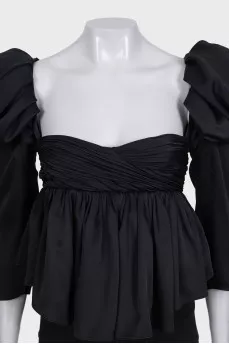 Kim's black top with tag