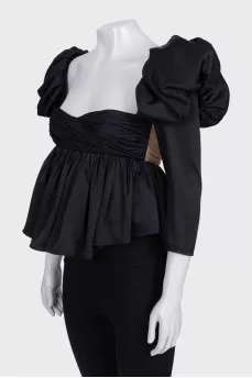 Kim's black top with tag