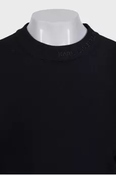 Fitted jumpsuit with shorts with tag